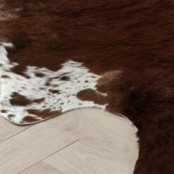 Augusto Hair On Cowhide Rug - Dark Brown -Online Furniture Sale webimage 620002653 2 jpg