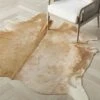 Anton Hair On Cowhide Rug - Tan -Online Furniture Sale webimage 620002655 jpg