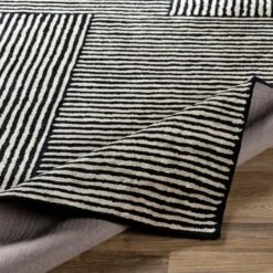 Emerson Rug - Black -Online Furniture Sale webimage 620009320 DTL3