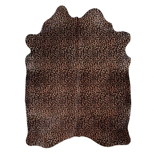 Adriana Hair On Cowhide Rug - Tan/Black 4 Adriana Hair On Cowhide Rug - Tan/Black - Image 2