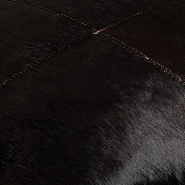 Carson Hair On Hide Pillow 20" - Black 5 Carson Hair On Hide Pillow 20" - Black - Image 3