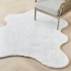 Lapin Animal Shape Rug - White -Online Furniture Sale webimage 620607444 620607445