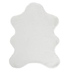 Lapin Animal Shape Rug - White -Online Furniture Sale webimage 620607445 jpg