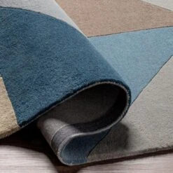 Issac Rug - Navy/Grey -Online Furniture Sale webimage 620718894 DTL2