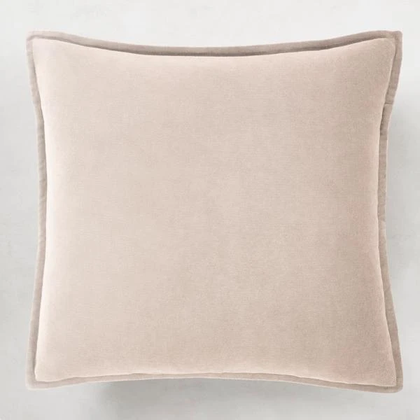 Velvet Pillow 20" - Light Beige 3 Velvet Pillow 20" - Light Beige
