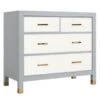 Monterey 4 Drawer Dresser - French Grey/White -Online Furniture Sale webimage 821136236 jpg