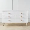 Uptown 6 Drawer Dresser - White -Online Furniture Sale webimage 821141013 1 jpg