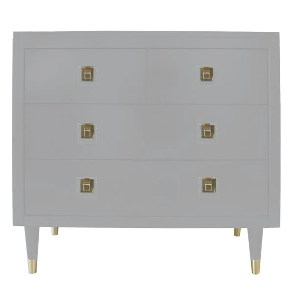Uptown 4 Drawer Dresser - French Grey 3 Uptown 4 Drawer Dresser - French Grey
