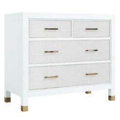 Monterey 4 Drawer Dresser - White
