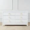 Artisan 6 Drawer Dresser - White/Gold 2 Artisan 6 Drawer Dresser - White/Gold -Online Furniture Sale webimage 821173623 1 jpg