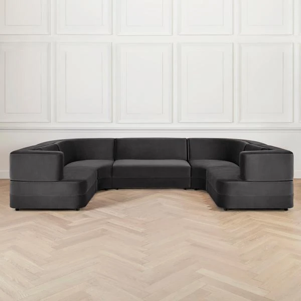 Bergamo U Sectional - 5 PC 3 Bergamo U Sectional - 5 PC